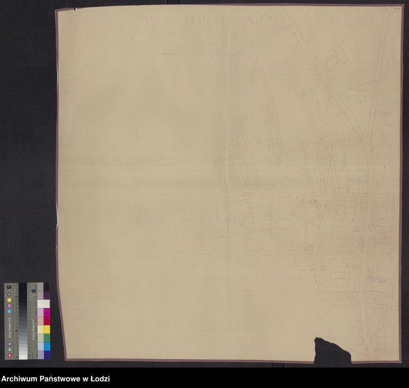 Obraz 1 z jednostki "Aufbauplan der Stadt Görnau (Zgierz)"