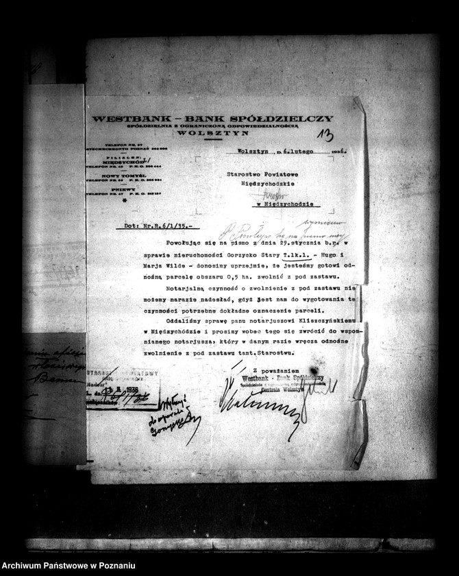 Obraz 17 z jednostki "Sprawy przewłaszczeniowe majątku Gorzycko-Stare powiatu międzychodzkiego"