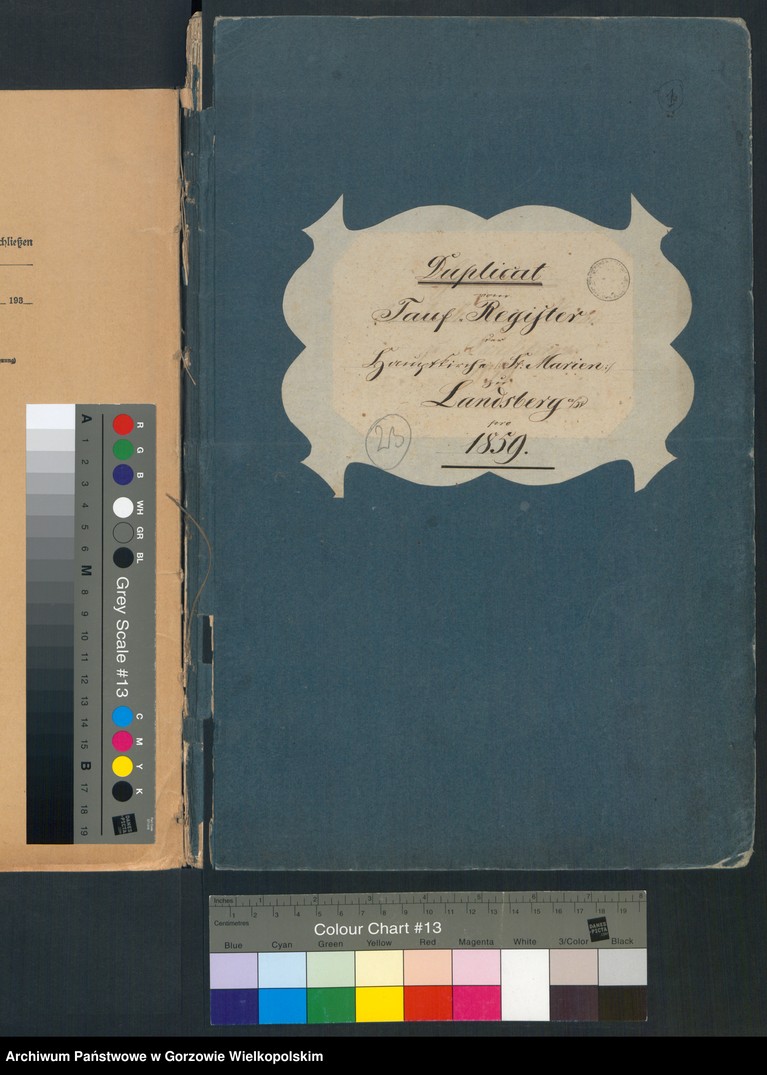 image.from.unit.number "Duplikate der Hauptkirche zu Landsberg an der Warthe (zawiera też księgę zgonów Konkordien Kirche z 1859 r.)"