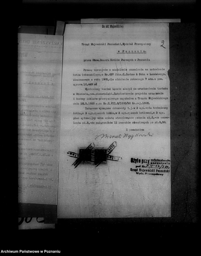 Obraz 6 z jednostki "Tartak w Otorowie powiat szamotulski M. Kopydłowskiego nr woj. kotła 2890"