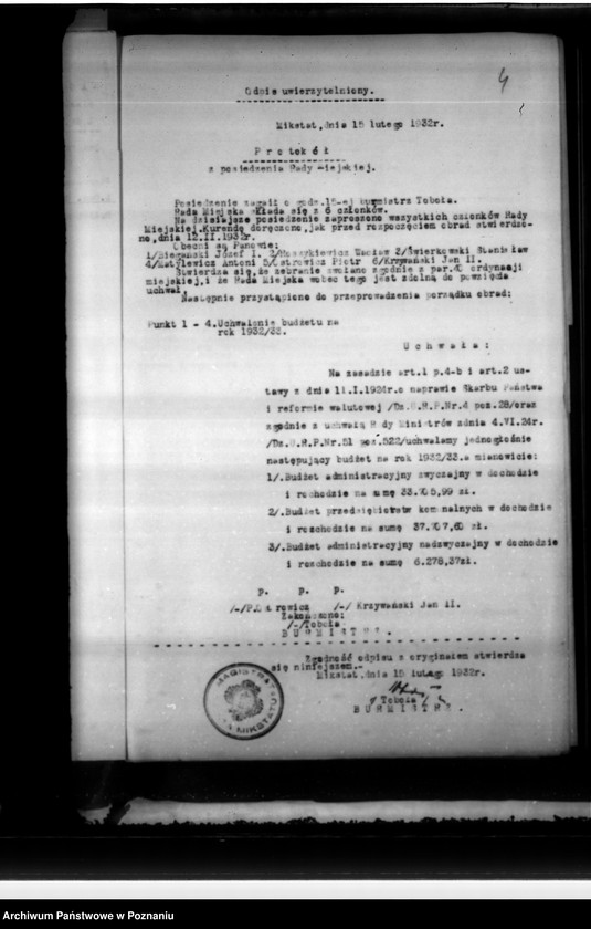 Obraz 10 z jednostki "Budżety i sprawy rachunkowe miasta Mikstatu"