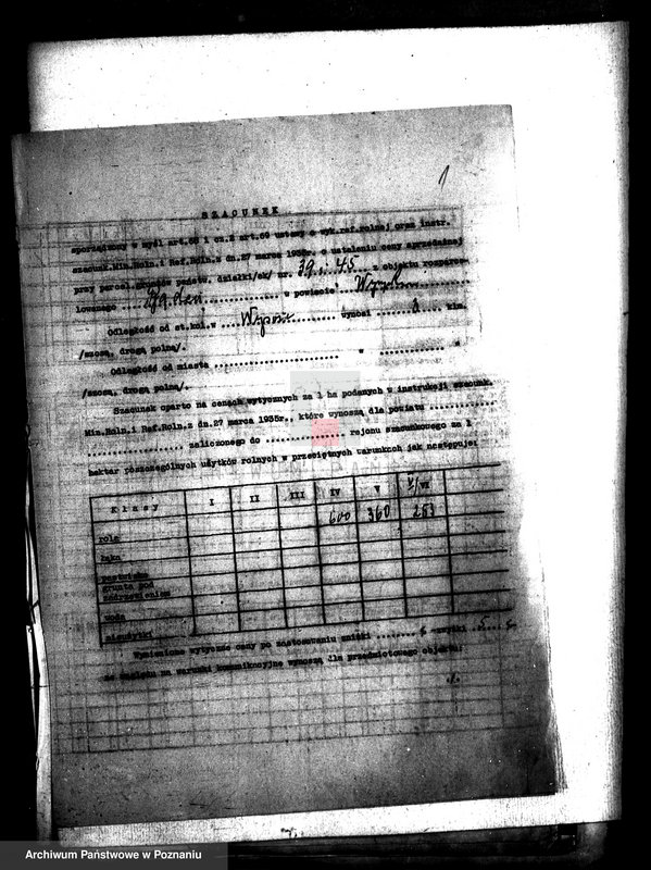 Obraz 5 z jednostki "Operat szacunkowy majątku Bądecz powiatu wrzesińskiego"