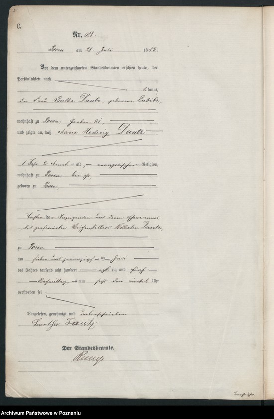 Obraz 5 z jednostki "Księga zgonów t. III"