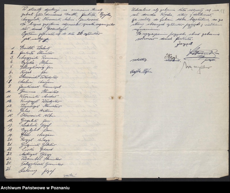 Obraz 20 z jednostki "Krzyżowniki, powiat Poznań - akta koła."