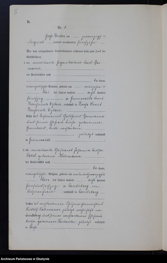 image.from.unit.number "Heiraths-Neben-Register Nr 1 - 4 [ Księga małżeństw - wtóropis ]"