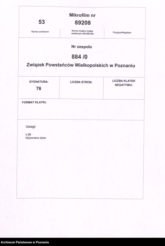 Obraz 2 z jednostki "Prezes Okręgu [korespondencja, protokoły, sprawozdania] Związku Weteranów Powstań Narodowych i Związku Powstańców Wielkopolskich."