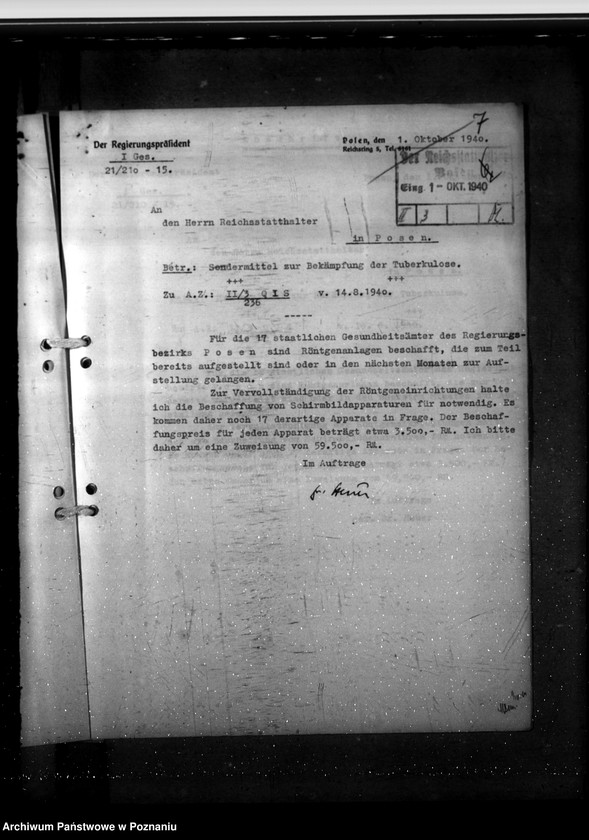 Obraz 11 z jednostki "Sondermittel zur Bekämpfung der Tuberkulose"