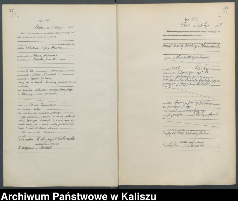 Obraz 15 z jednostki "[Księga zgonów]"