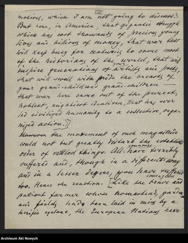image.from.unit.number "Przemówienie do profesorów i studentów Stanford University w Kalifornii; listy E. C. Robinson
