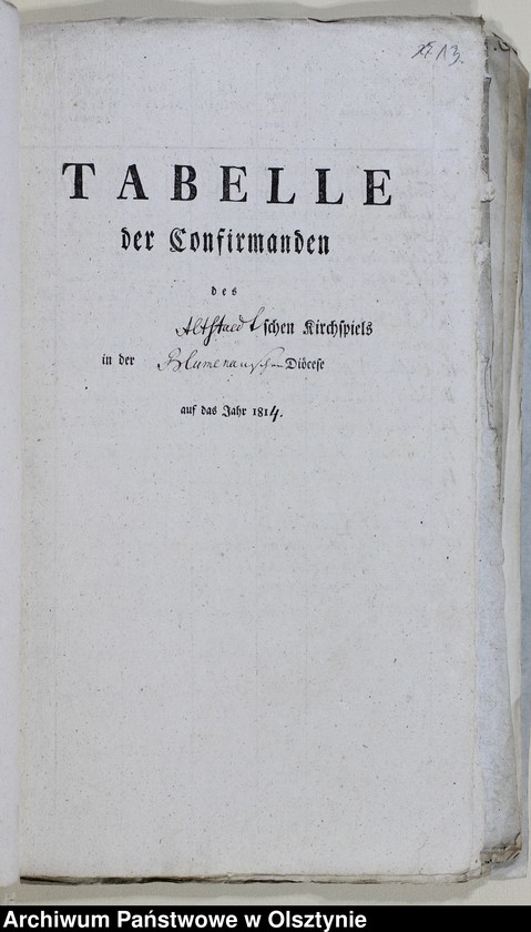 image.from.unit.number "Tabelle der Confirmanden des Altstadtschen Kirchspiels in der Mlumenauschen Diözese 1805-1806, 1812-1814, 1827, 1829-1833, 1843-1847"