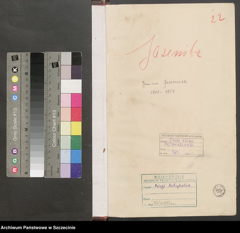image.from.unit.number "Gebohrne, Getauffte und Eingesegnete [in der Gemeinde Jasenitz (Jasienica).]"