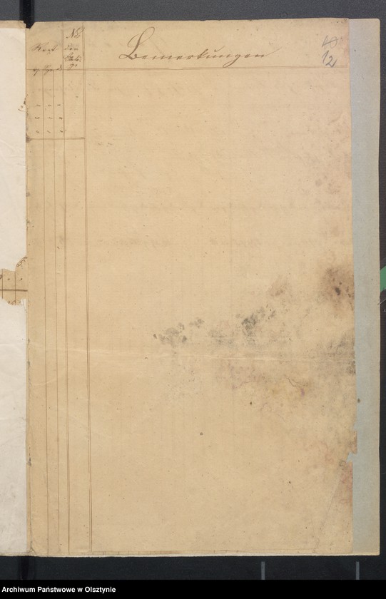 image.from.unit.number "Rechnung des Kirchspiels Schul-Kasse zu Widminnen"