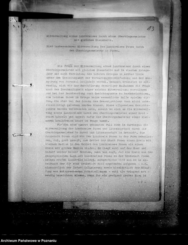 Obraz 17 z jednostki "Mitverwaltung eines Landkreises durch einen Oberbürgermeinster mit gleichen Dienstsitz"
