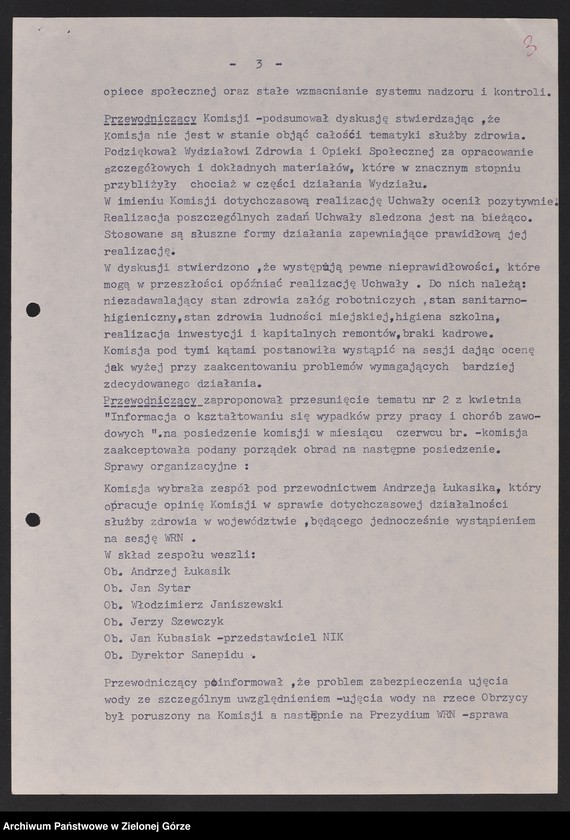 image.from.unit.number "Protokóły z posiedzeń Komisji Zdrowia i Spraw Socjalnych"