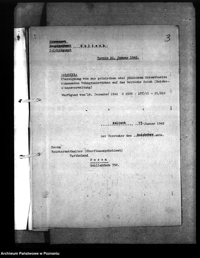 Obraz 7 z jednostki "Przejmowanie gruntów na rzecz Trzeciej Rzeszy"