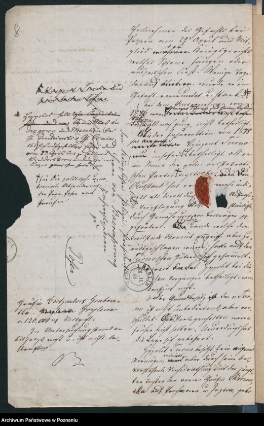 Obraz 12 z jednostki "A. betr. den Gutsbesitzer Hippolit von Turno"