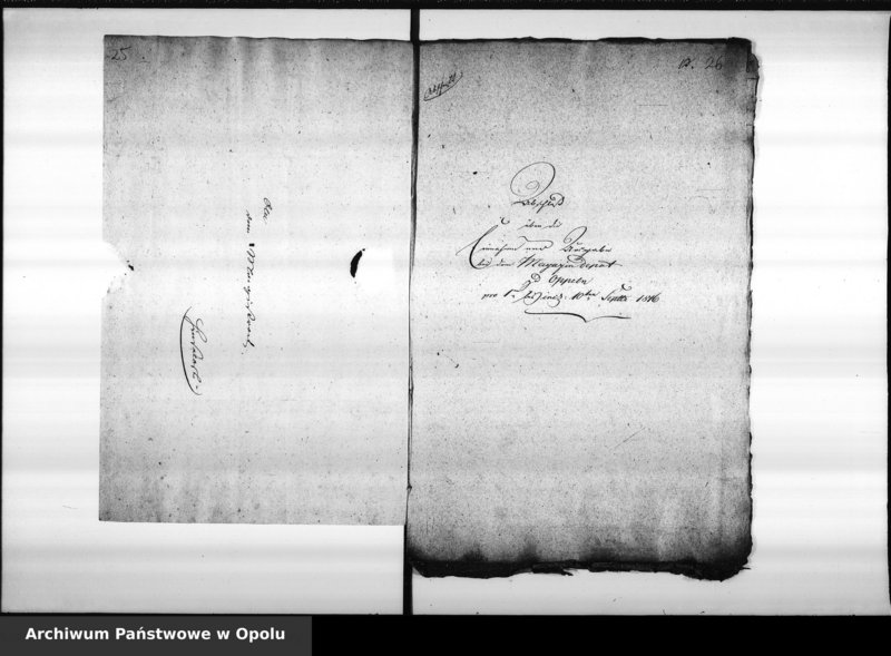 Obraz 19 z jednostki "Acta des Magistrats zu Oppeln betreffend die Manquements des Magazin Rendanten Schreiber pro 1816 Vol. I"
