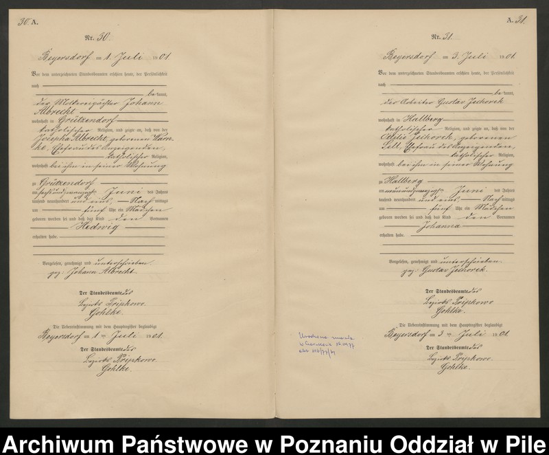 Obraz 18 z jednostki "Księga urodzeń"