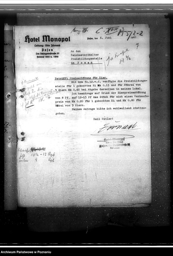 Obraz 11 z jednostki "Regelung der Speisepreise in Gaststätten und Beherbergungsbetrieben"