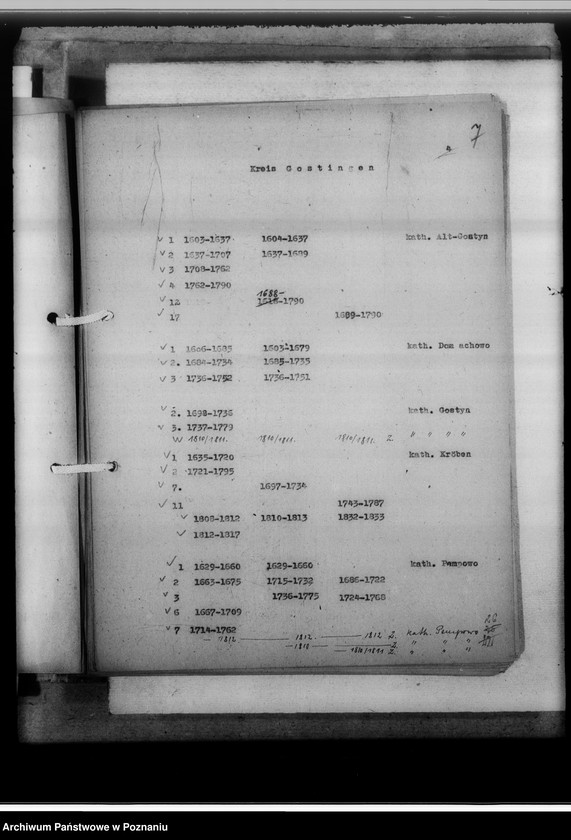 Obraz 11 z jednostki "Verzeichnis der Luftschutzmässig gesicherten Personenbücher"