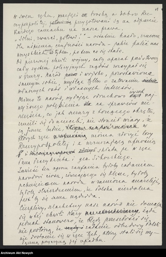 image.from.unit.number "Raczkiewicz Władysław; Załączniki: telegram S. Strakacza do W. Raczkiewicza (rękopis); L.22 (odpowiedzi - rękopis, maszynopisy)"