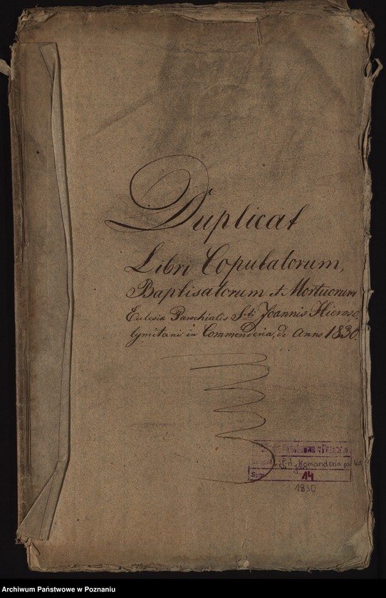 Obraz 2 z jednostki "Księga urodzeń, małżeństw i zgonów"