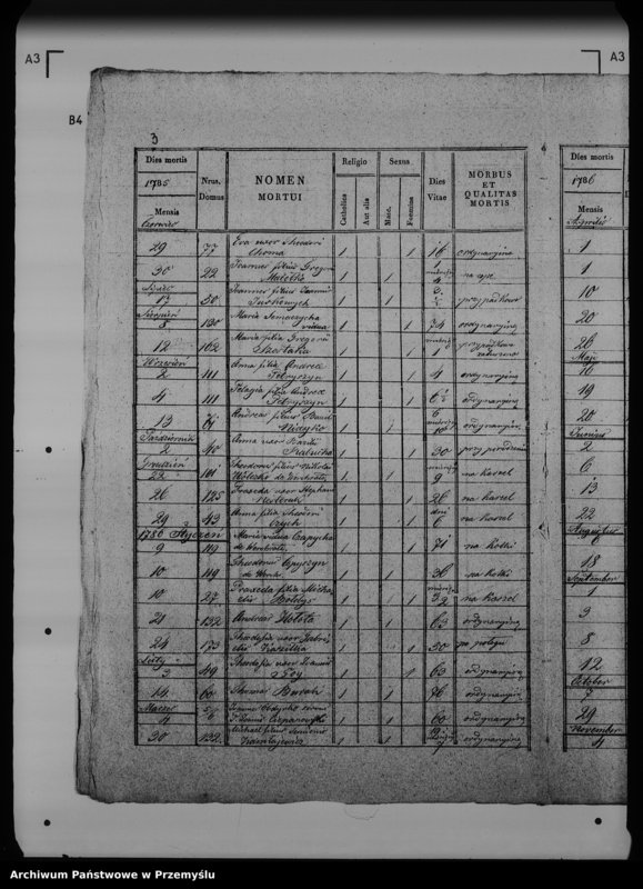 Obraz 8 z jednostki "[Kopie ksiąg metrykalnych parafii Werchrata z filią Prusie (dekanat Rawa Ruska)]"