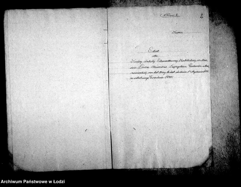 Obraz 7 z jednostki "Dowody do usprawiedliwienia rachunków kasy szkoły elementarnej katolickiej miasta Łodzi co co przychodów i rozchodów za lata 1840-1850"