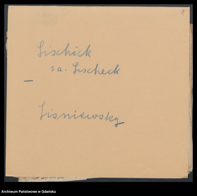 image.from.unit.number "Karty meldunkowe: Lischick - Liwsky"