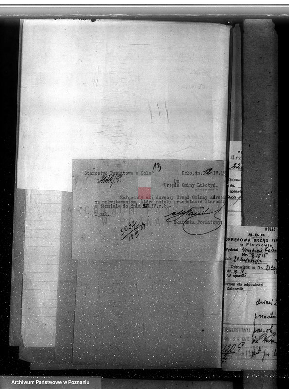 Obraz 16 z jednostki "Sprawa zmiany rodzaju użytkowania 25,47 ha gruntów leśnych w majątku Ozorzyn dla celów parcelacji powiat kolski"