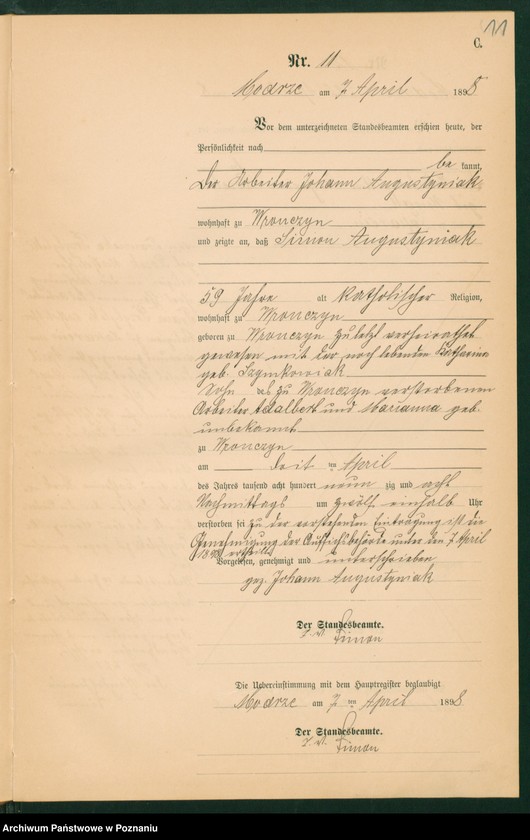 image.from.unit.number "Księga zgonów"