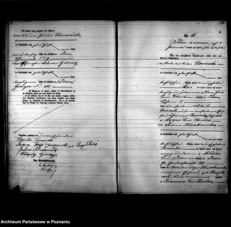 Obraz 12 z jednostki "Księga małżeństw"