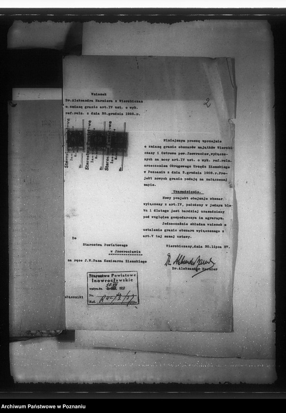 image.from.unit.number "Wierzbiczany powiat inowrocławski wyłączenie z art. 4 i 5 właścicielka Helena Schlichtnigowa"