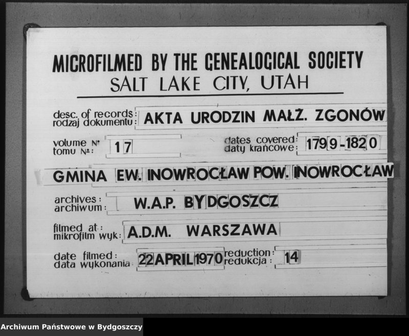 image.from.team "Akta metrykalne ewangelickiej gminy wyznaniowej w Inowrocławiu"