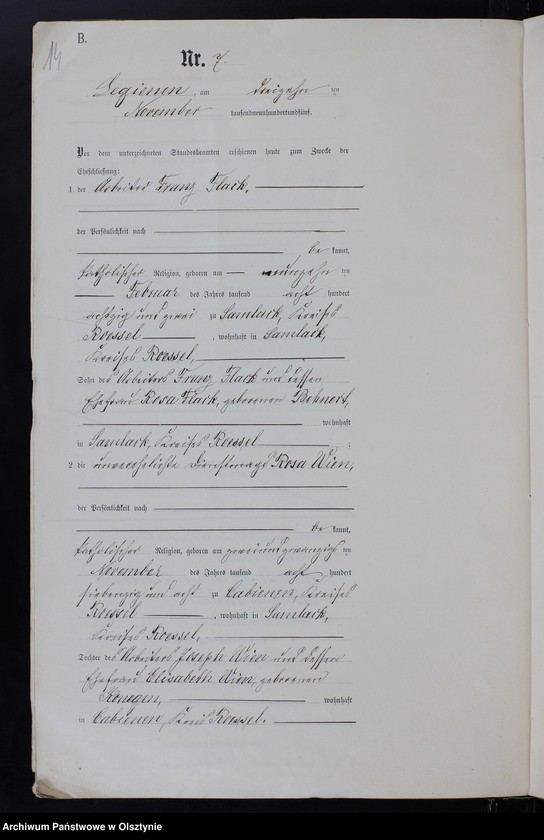 image.from.unit.number "Heiraths-Neben-Register Nr 1 - 9"