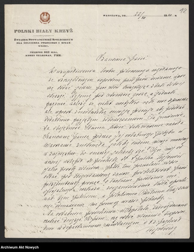 image.from.unit.number "Sekcja Instytucji im. H. Paderewskiej, korespondencja J. Rembielińskiej"