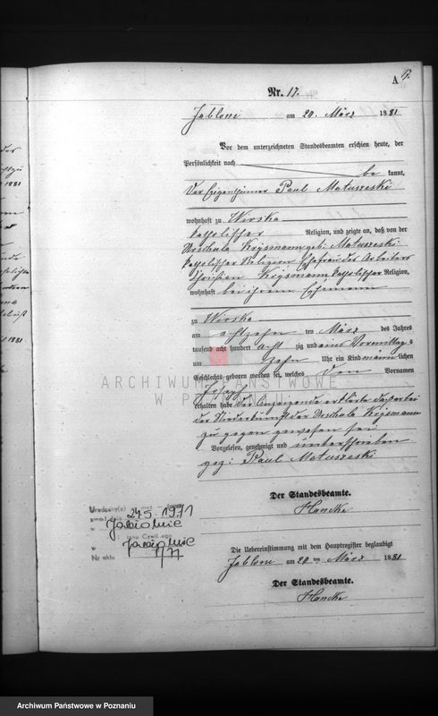 Obraz 19 z jednostki "Księga urodzeń"