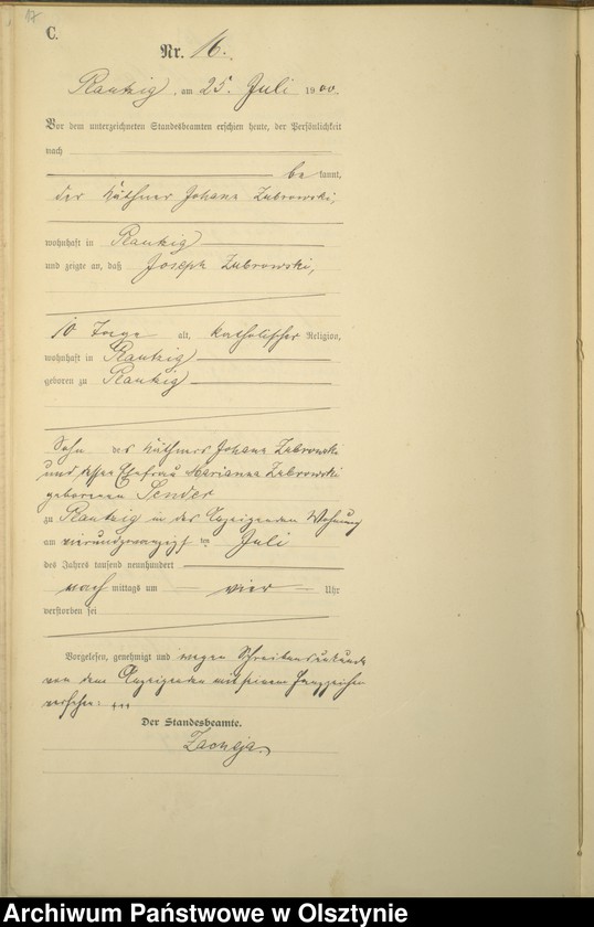 image.from.unit.number "Sterbe-haupt-Register Nr 1 - 23"