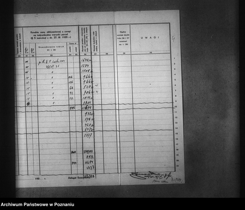 Obraz 14 z jednostki "Operat szacunkowy parcelacyjny majątku Kotomierz powiatu bydgoskiego"