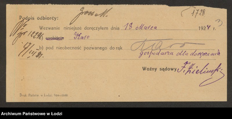 Obraz 5 z jednostki "Menachen Groszz- sprzedaż skór"