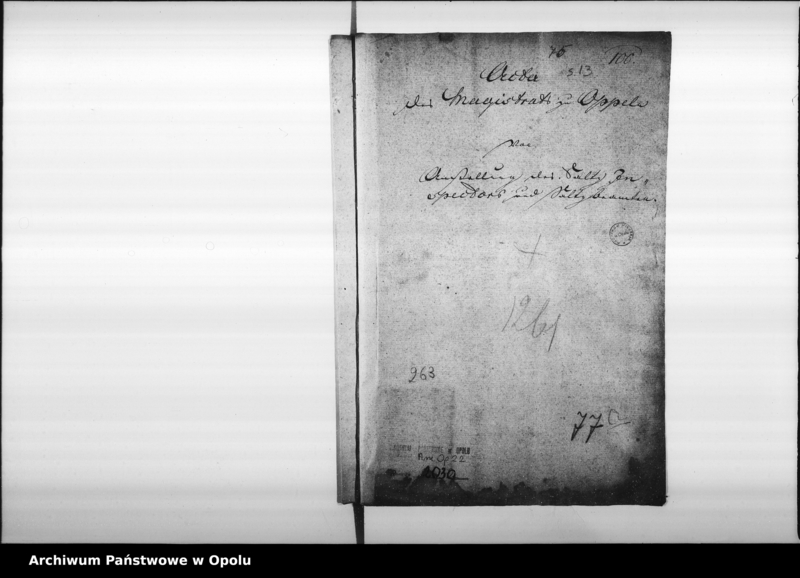 Obraz 4 z jednostki "Acta des Magistrats zu Oppeln von Anstellung der Saltz Inspectors und Saltzbeamten"