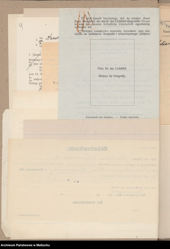 image.from.unit.number "Volksabstimmungsausschuss in Stangenwalde, Kreis Rosenberg Einsprüche [Wydział Plebiscytowy w Słupnicy, obwód suski Reklamacje]"