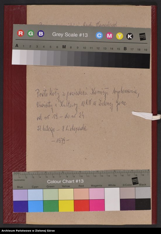 image.from.unit.number "Protokóły z posiedzeń Komisji Wychowania, Oświaty i Kultury Wojewódzkiej Rady Narodowej w Zielonej Górze; Nr 19 - 24"