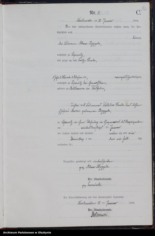 image.from.unit.number "Sterbe-Neben-Register Nr 1 - 125"
