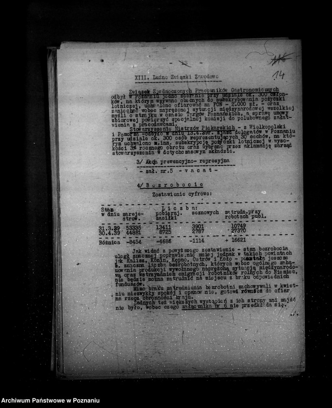 Obraz 18 z jednostki "Sprawozdania ze stanu bezpieczeństwa za miesiące kwiecień-czerwiec-lipiec 1939 r."