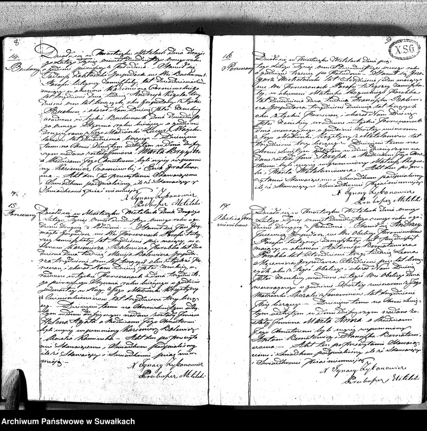 image.from.unit.number "Duplikat Aktów Urodzonych, Zaślubionych Zmarłych Katolików Parafii Metelskiey Roku 1828"
