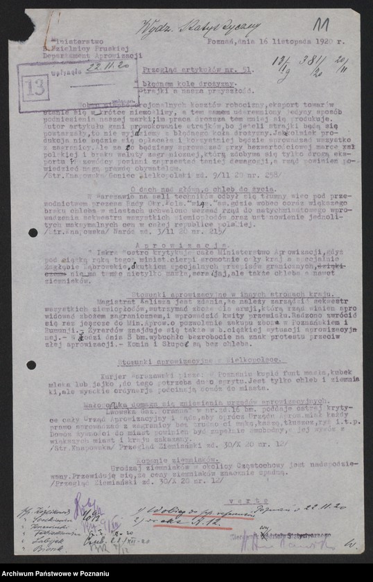 Obraz 13 z jednostki "[Przeglądy artykułów publikowanych w prasie światowej na tematy gospodarcze]"