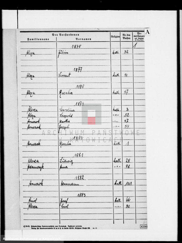 image.from.unit.number "Skorowidz do ksiąg zgonów za lata 1874-1890"