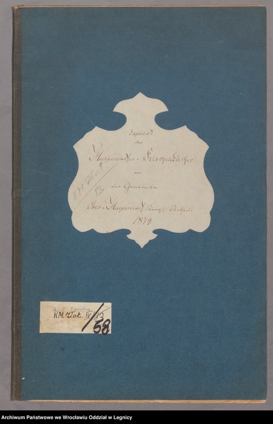 image.from.unit.number "Duplicat der Harpersdorfer Kirchenbücher von der Gemeinde Ober Harpersdorf Konigl. Anteils"