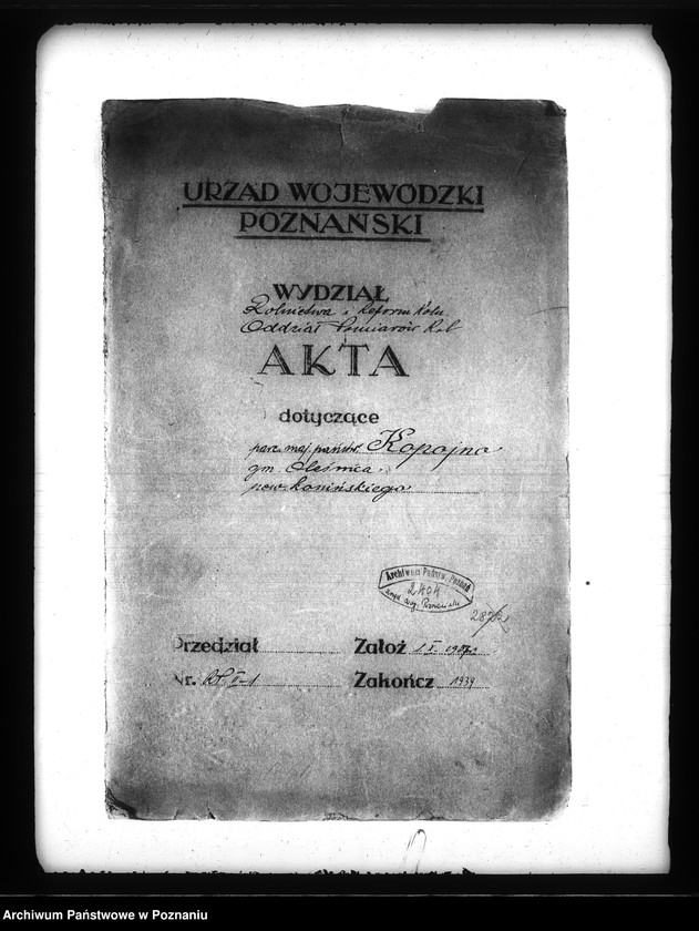 Obraz 4 z jednostki "Parcelacja majątku państwowego Kopojno powiatu konińskiego"